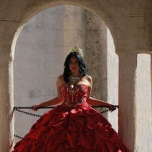 Elegant Red Prom Dress